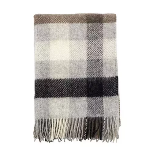 Klippan ullpledd Gotland multi grå 130 x 200 cm