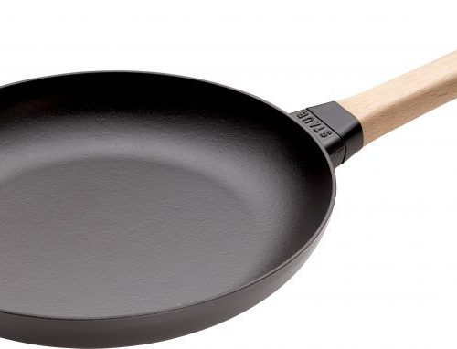 Staub stekepanne støpejern bøk håndtak 28 cm