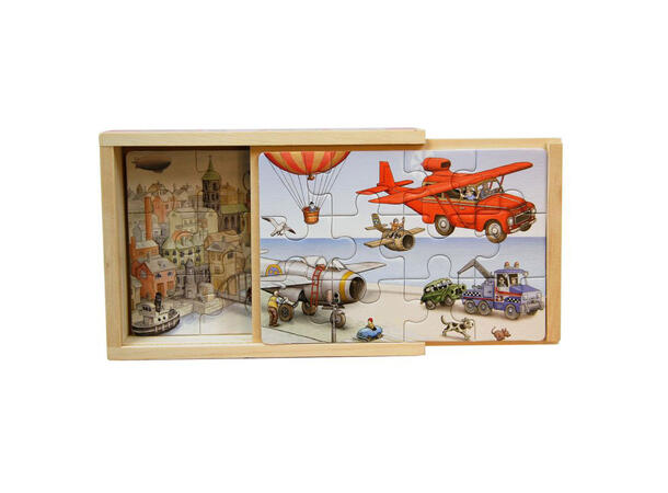 Trepuslespill "Flymaskiner"