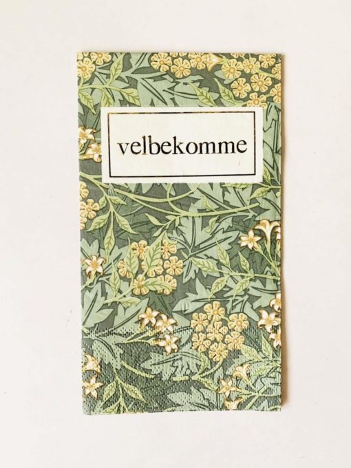 Servietter "Velbekomme"