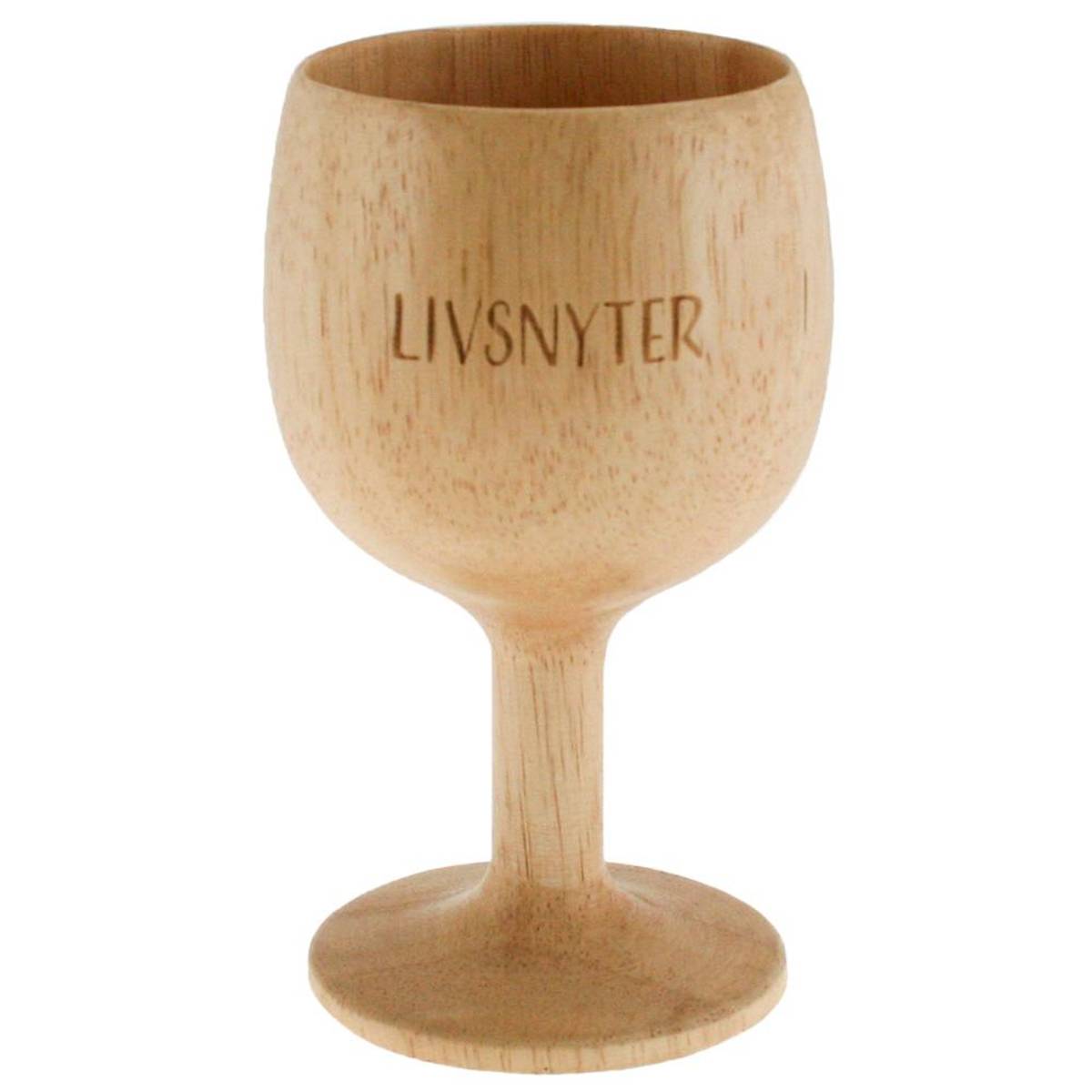 Vinglass av tre "Livsnyter"