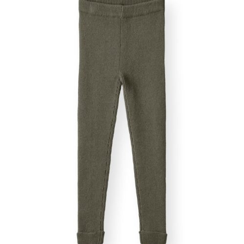 Benna rib leggin grønn