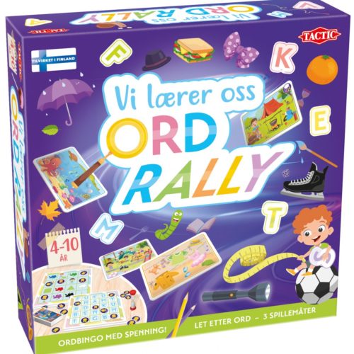 VI LÆRER OSS - ORD RALLY
