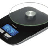 Kjøkkenvekt elektronisk glass 5 kg/1g