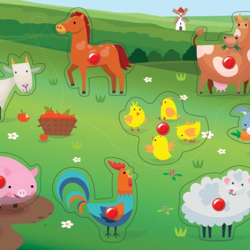 Knottepuslespill Bondegård 8 biter