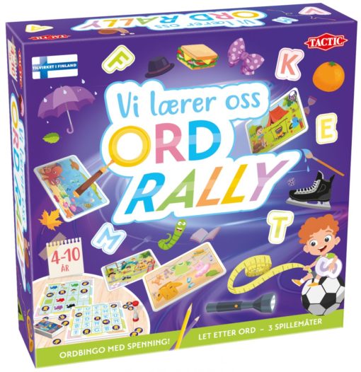 Vi lærer oss ord rally