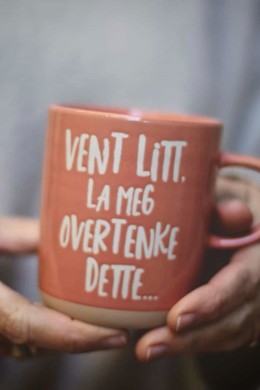 Tekstkrus "La meg overtenke"