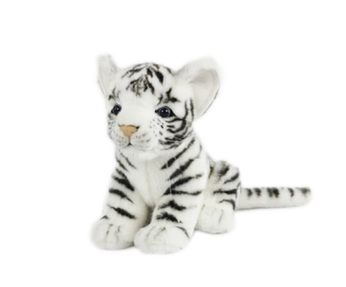 7287 TIGER CUBWHITE 17cmL