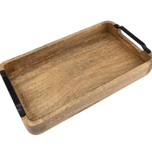 Antikk fat m. sort håndtak