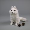 6823 Snow Fox Sitting 28 cm.H
