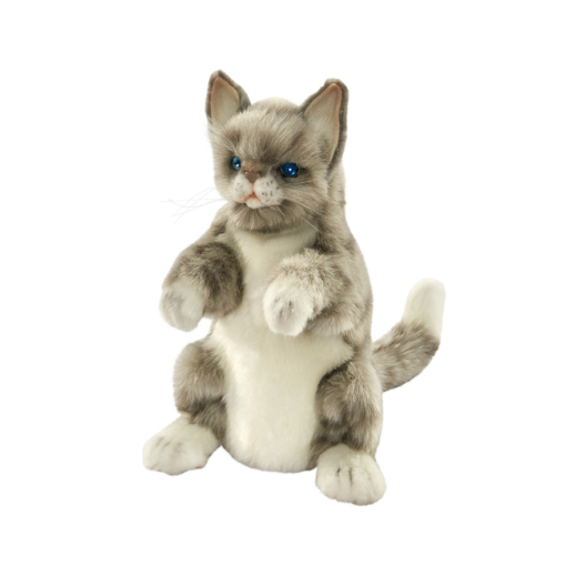 7163 Cat Jacquard Puppet 30cm.L