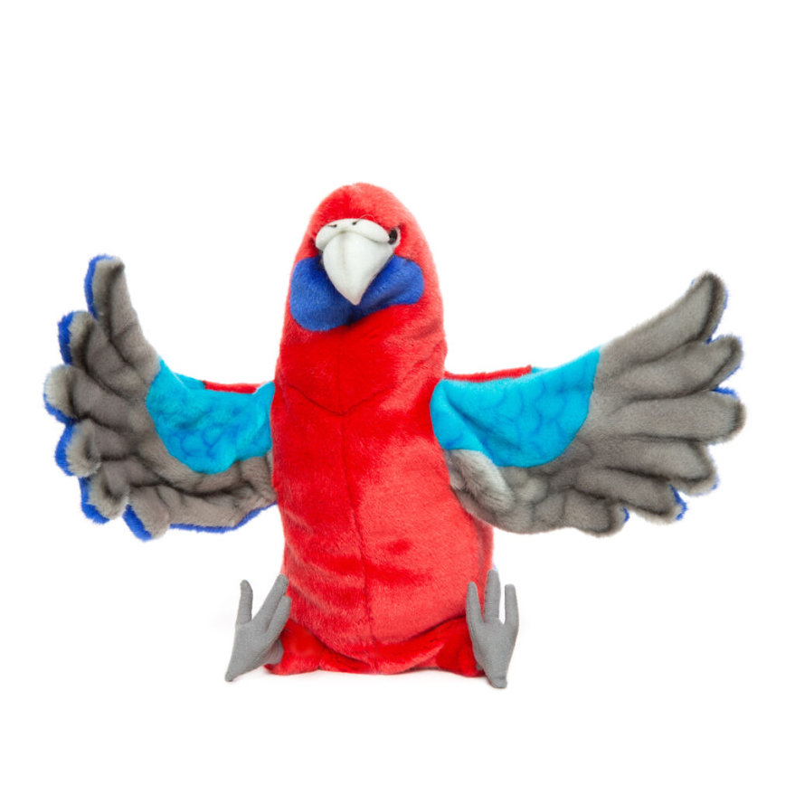 7350 Crimson Rosella Puppet 50cm.H