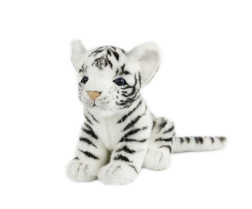 7287 Tiger Cub white 17cmL