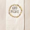 Serviett "God Påske" m/krans