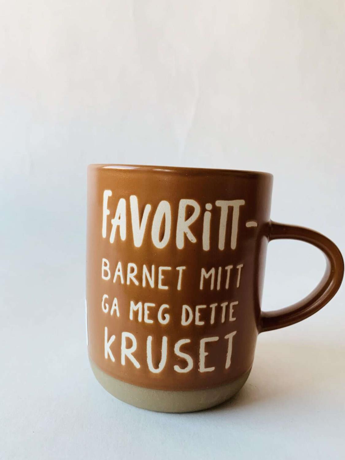 Tekstkrus «Favorittbarnet mitt»