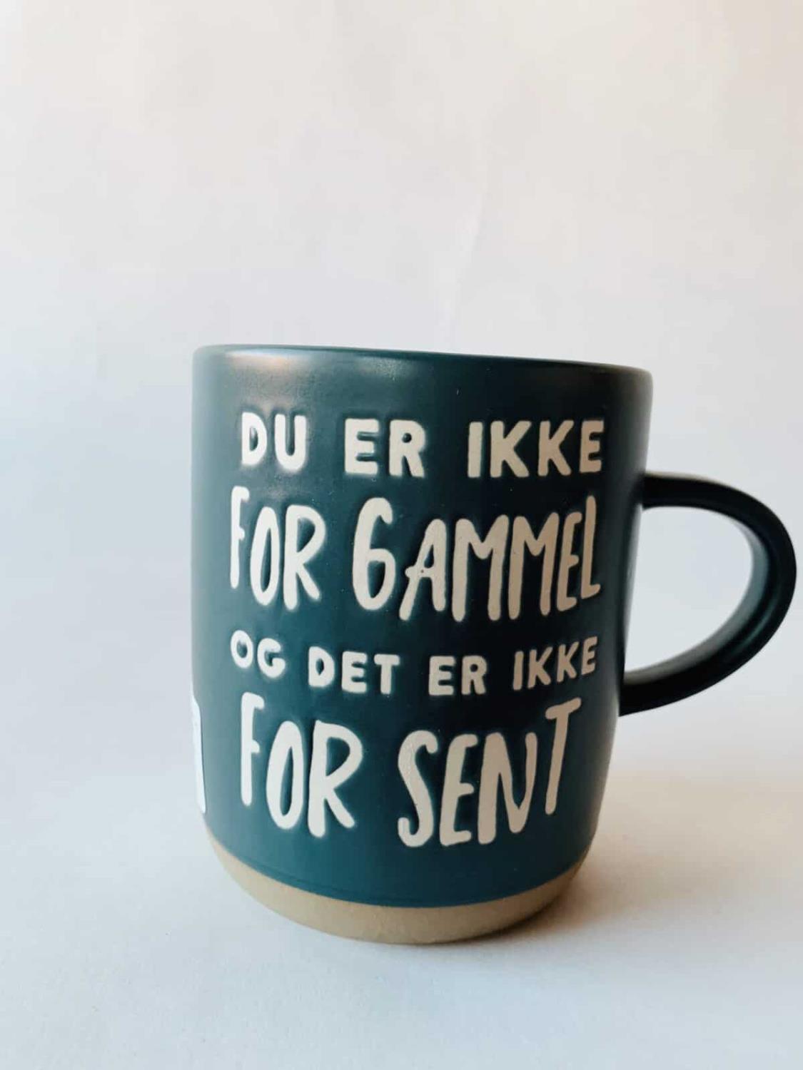 Tekstkrus «Du er ikke for gammel»