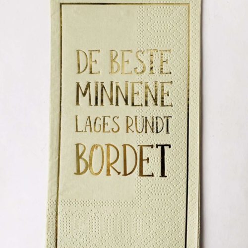 Serviett "De beste minnene"