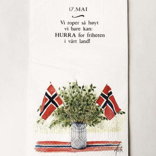 Serviett "17. Mai"