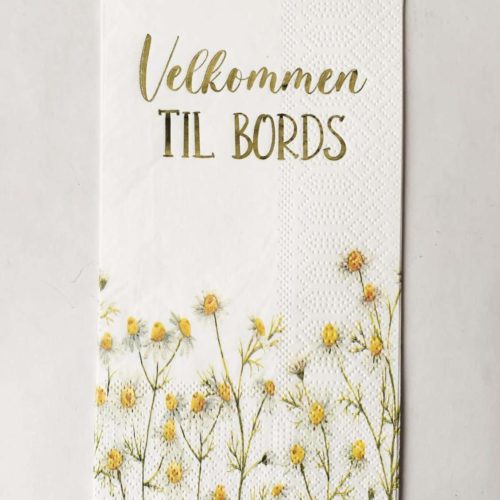 Serviett " Velkommen til bords"