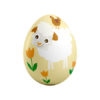 Blafre påskeegg - Lam Gul