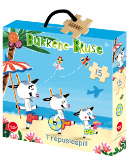 Trepuslespill Bukkene Bruse 15 biter