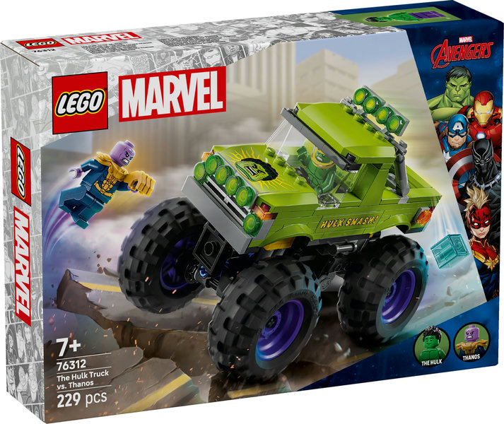 Hulk-monstertruck mot Thanos