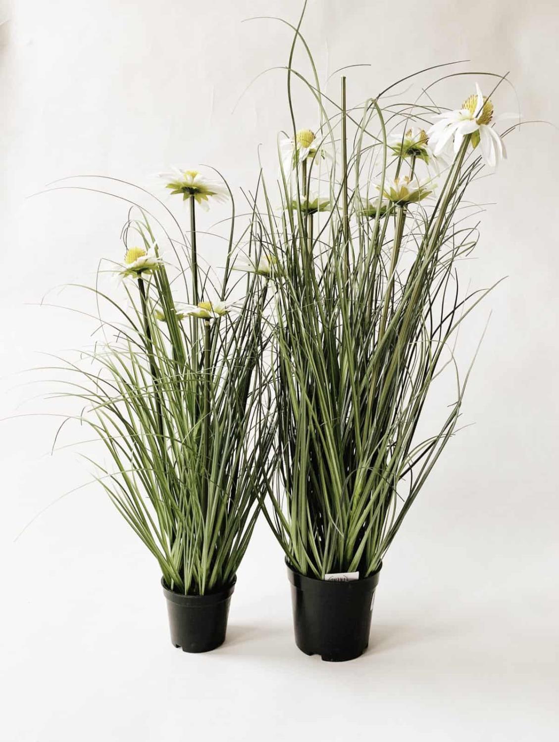 Strå hvit solhatt 74 cm