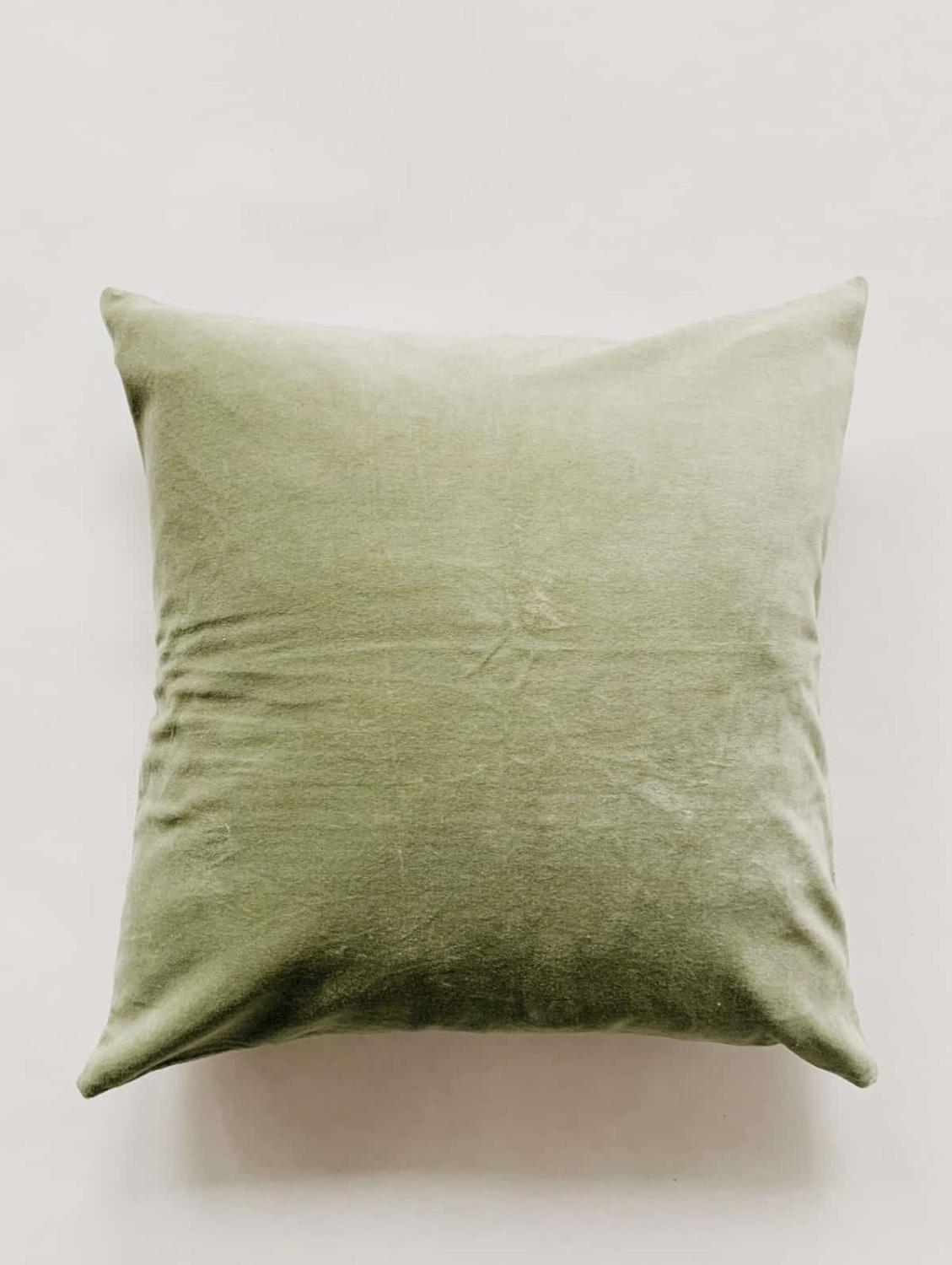 Putetrekk bomullsvelur grønt