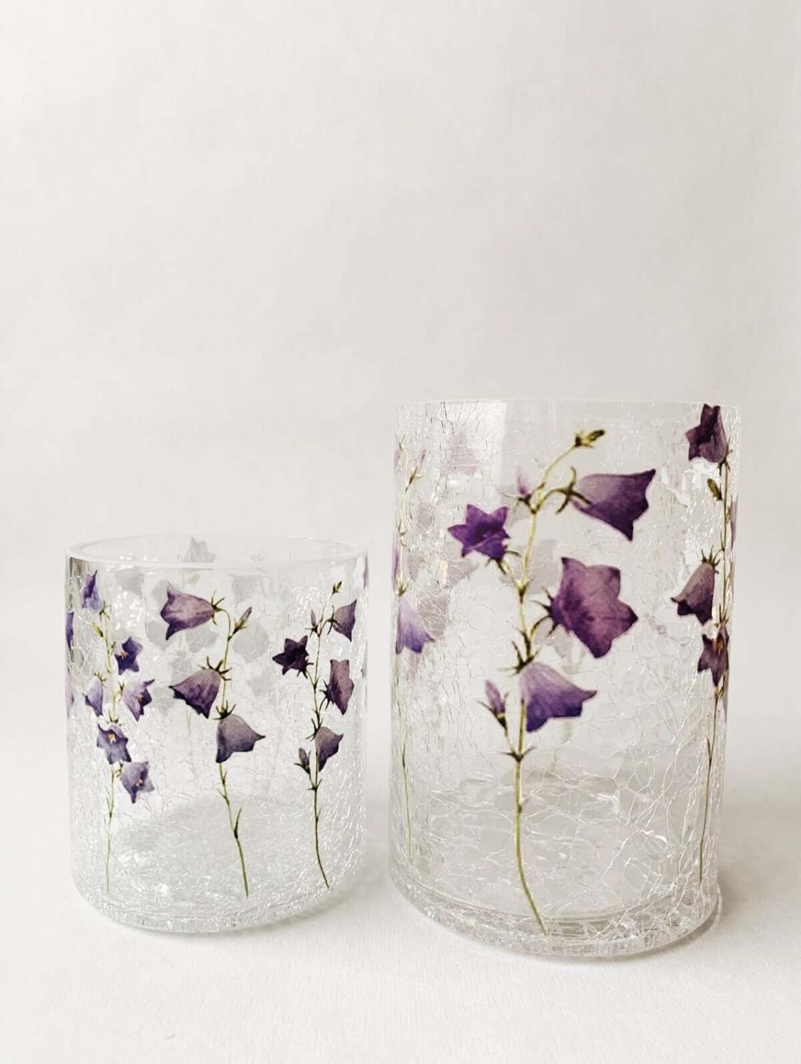 Lysglass blåklokker