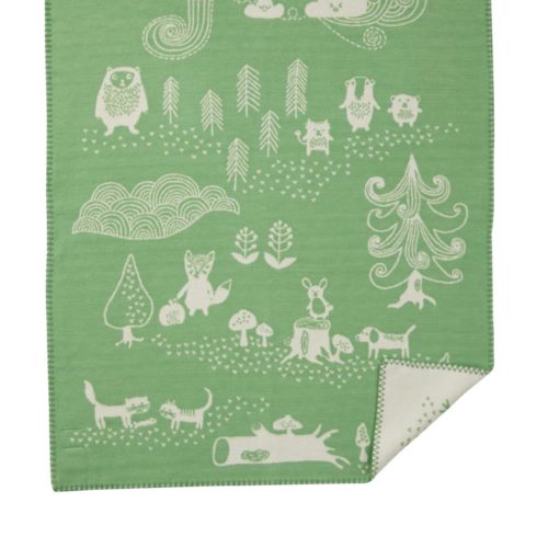 Klippan cotton Little bear grønn