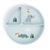 Stick&Stay compartment plate Playground Blue