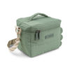Quilted insulated bag Croco Green