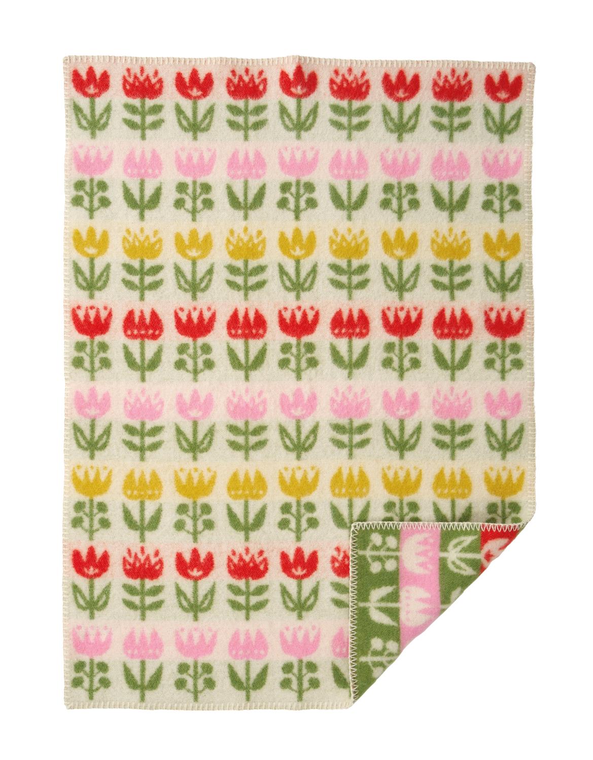 Klippan ullpledd baby Tulip multi