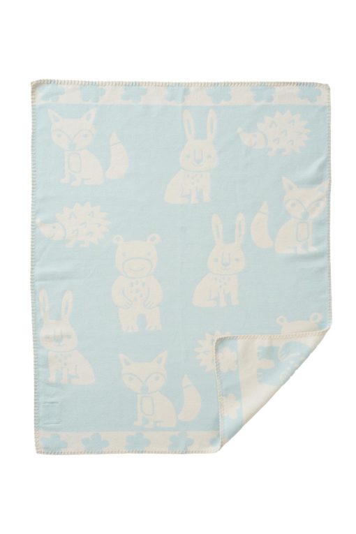 Klippan cotton Smile light blue