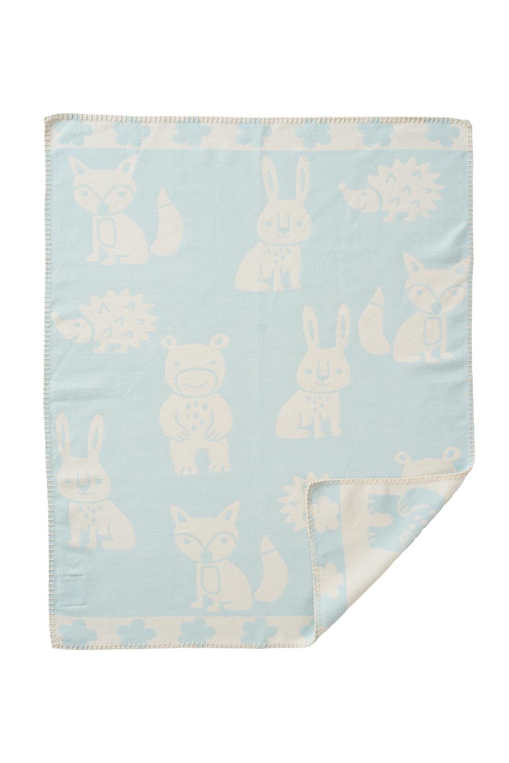 Klippan cotton Smile light blue