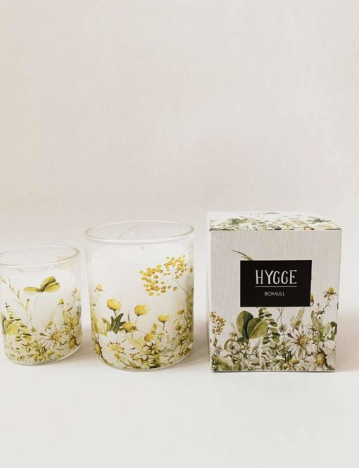 Duftlys i gaveeske «hygge» – bomull
