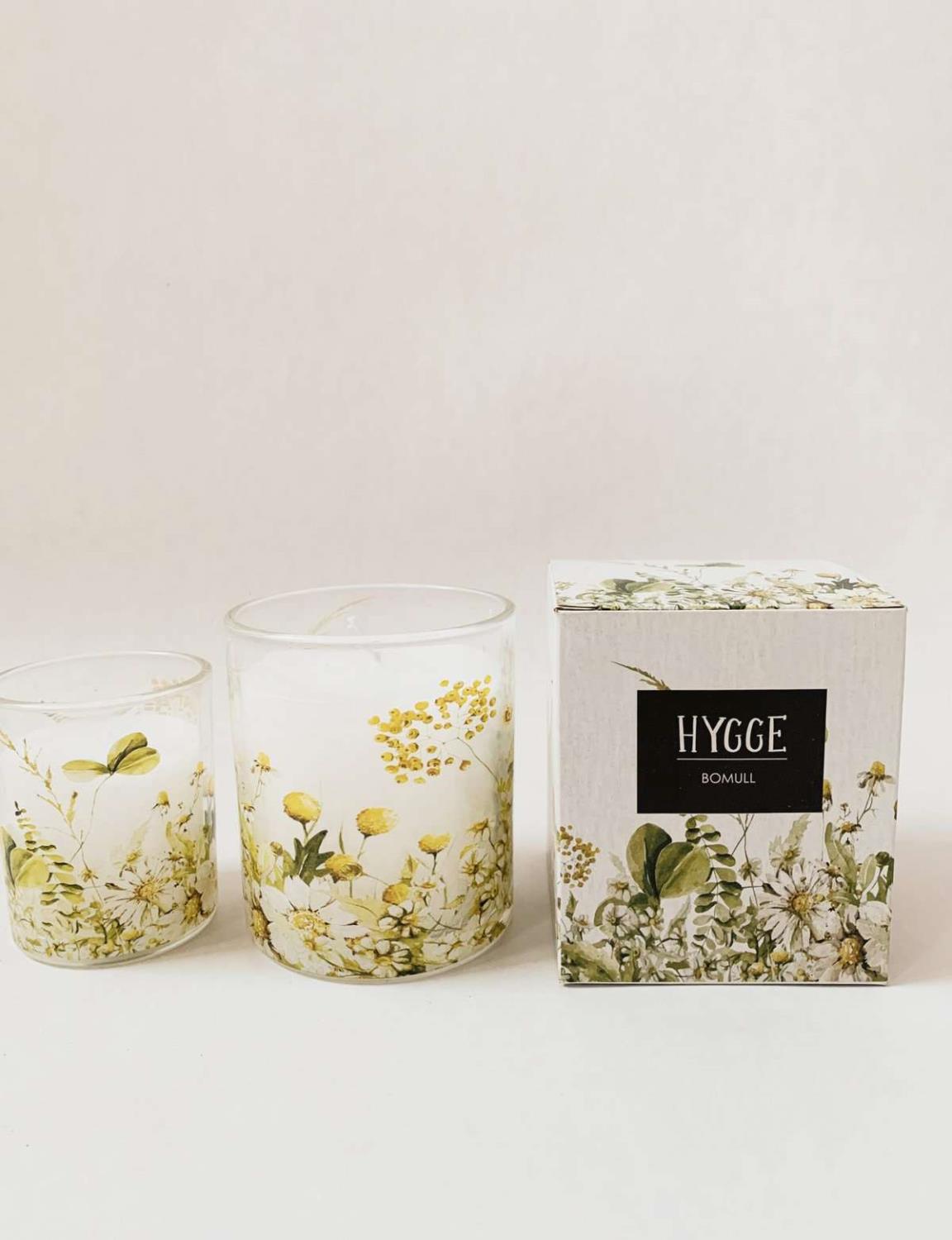 Duftlys i gaveeske «hygge» – bomull