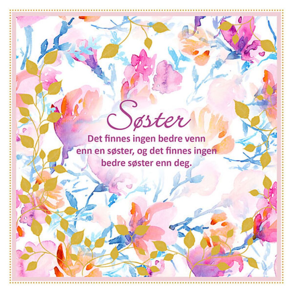 DBL KORT MEMORIES COLLECTION SØSTER