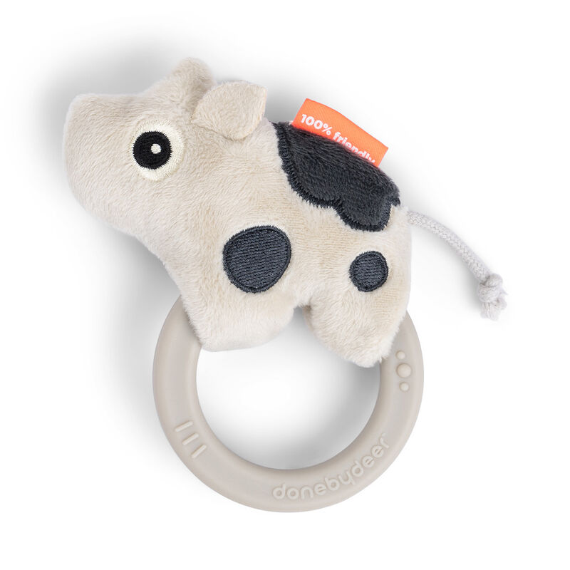 Sensory rattle w/teether Dotti Sand