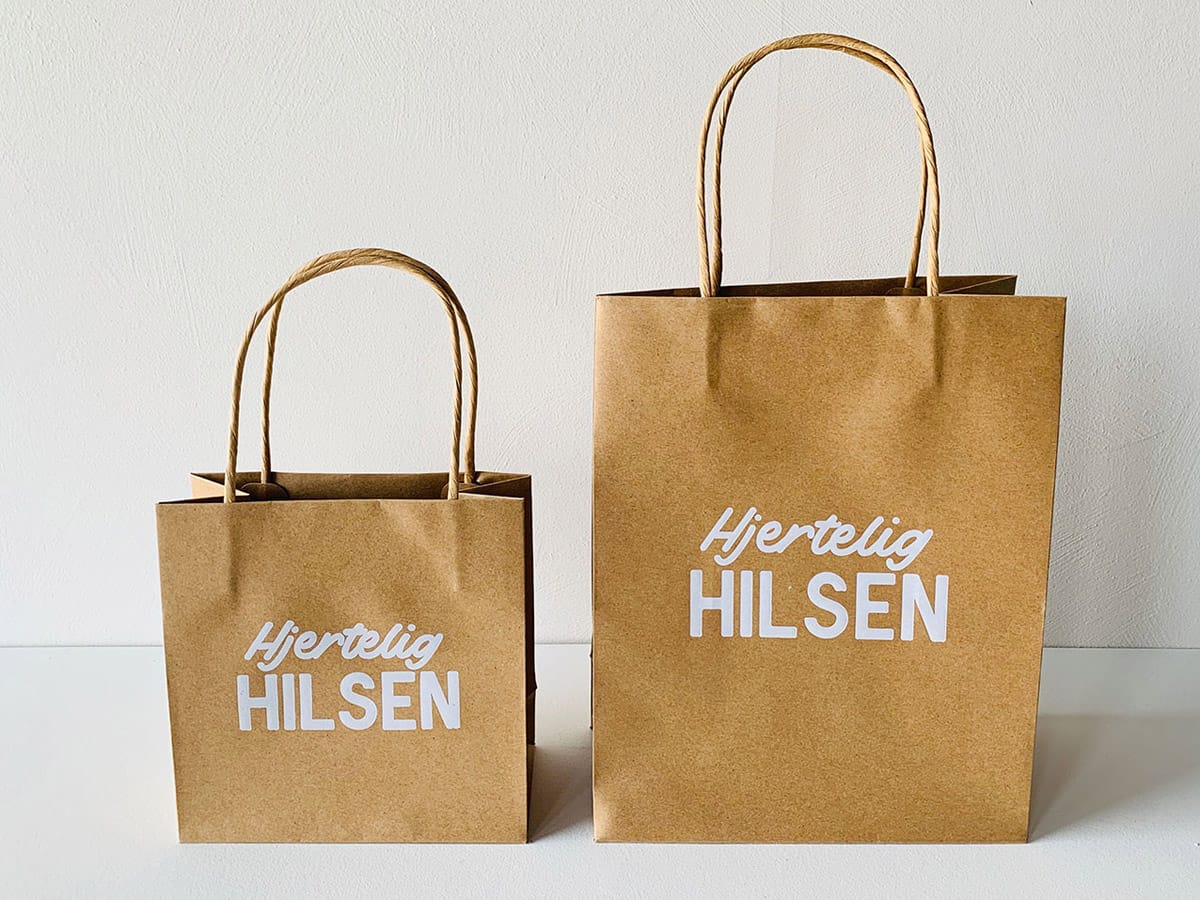 Gavepose 16x16 Hjertelig hilsen