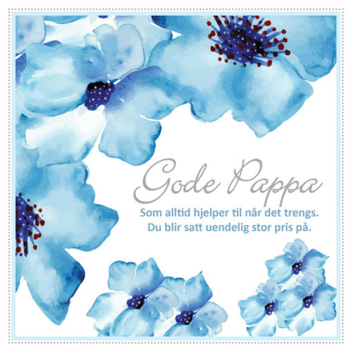 Dobbelt kort "gode pappa"