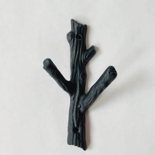 Knagg støpejern gren 10×20 cm