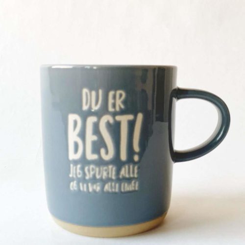Tekstkrus "Du er bestl"