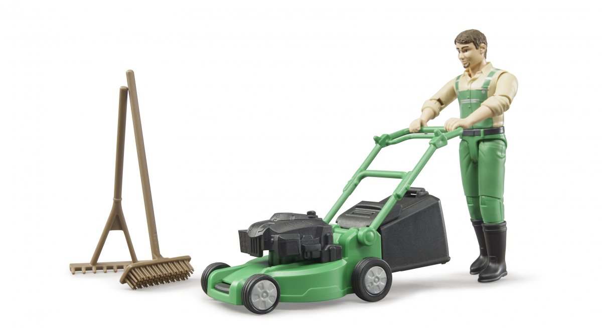BRUDER GARTNER MED GRESSKLIPPER OG ASSESSORIES