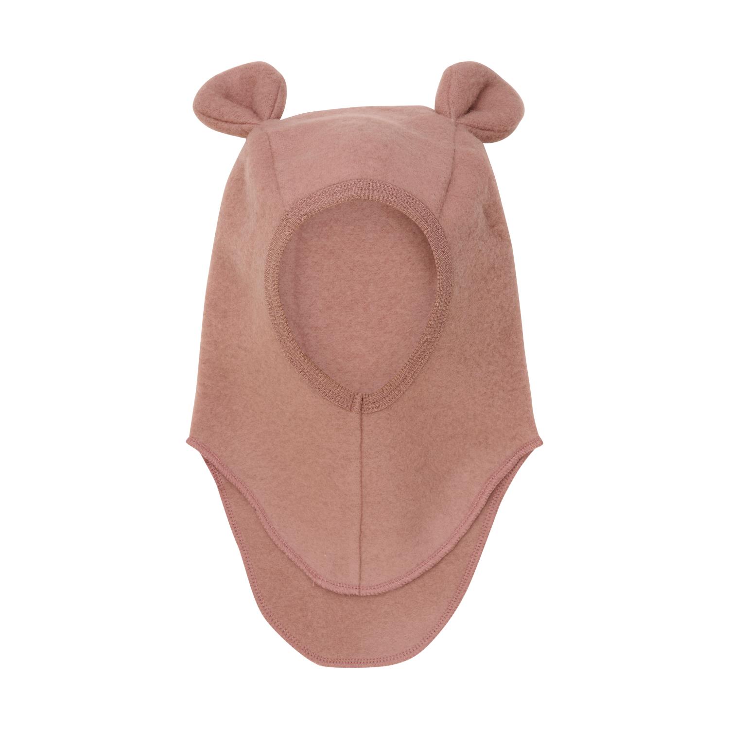 Balaclava Ears Wool Fleece - Burlwood