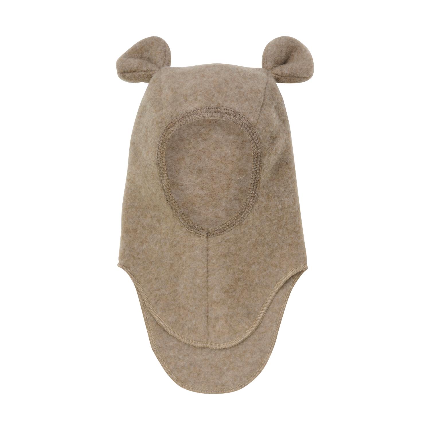 Balaclava Ears Wool Fleece - Savannah Melange