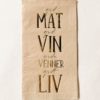 Serviett "god mat, god vin"