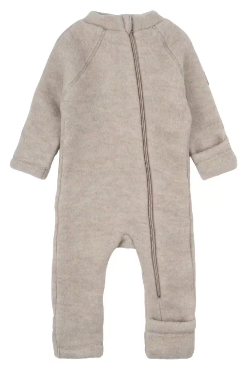 Mikk-line Baby Ulldress - Melange Offwhite