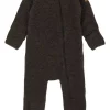 Mikk-line Baby Ulldress - Dark Brown Melange