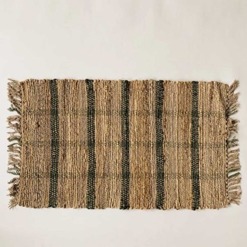 Dørmatte ruter grønn